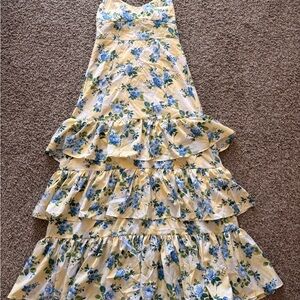 Floral tiered dress